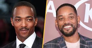 Anthony mackie reveals will smith accidentally punched him in the face during celebrations for the latter's 50th birthday in 2018. V Mionyhysyiam
