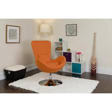 flash furniture orange fabric egg