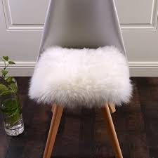 Luxurious Genuine Sheepskin Chair Pad