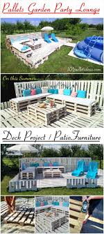 pallets garden party lounge easy