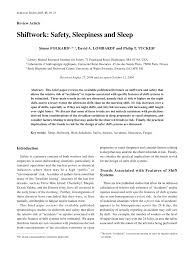 Последние твиты от the third shift crew (@thirdshiftcrew). Pdf Shiftwork Safety Sleepiness And Sleep