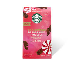 peppermint mocha flavored ground coffee