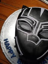 When incorporating characters into a party's design, i often select simple dessert designs to provide a more cohesive overall look. Homemade Black Panther Birthday Cake Marvelstudios