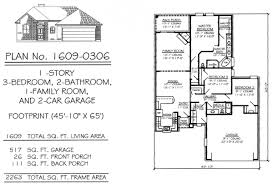 Two Bedroom House Plans With Two Car