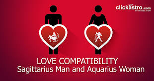 sagittarius man and aquarius woman