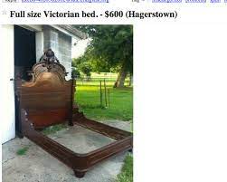 Antique Full Size Bed Into A Queen Size