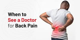 a doctor for back pain
