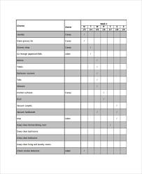 Roommate Chore Chart Excel Koziy Thelinebreaker Co