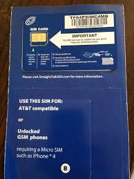 All you need is a compatible sim card that is included with the purchase of this sim kit. Straight Talk Sim Cards For At T Are Still Available Just Not From Straight Talk Wise Finish
