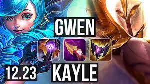 GWEN vs KAYLE (TOP) | 13/2/3, 400+ games, Godlike | EUW Master | 12.23 -  YouTube