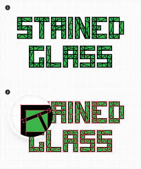 Stained Glass Text Effect