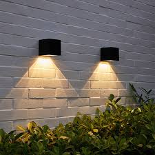Solar Led Modern Wall Light Outdoor