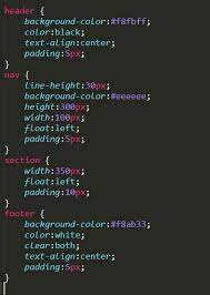 difference between html and css a