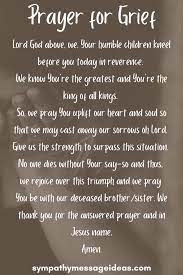 catholic christian prayers for loss