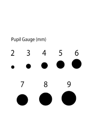 Pupil Gauge Chart Printable Drug Pupil Dilation Pupils Chart
