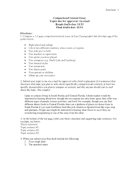 compare and contrast essay examples high school compare contrast topics for compare and contrast essays for high school compare compare contrast essay examples example for