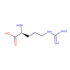 Image result for Arginine (Cas 74-79-3)