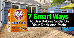 Baking Soda On Your Deck And Patio