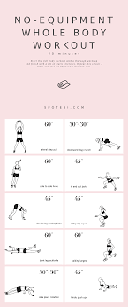 20 minute no equipment whole body workout