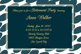 retirement party invitation sle