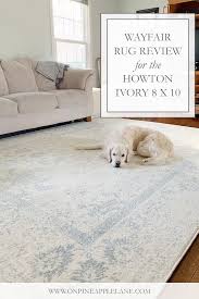 wayfair rug review for the howton area