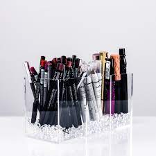 clear acrylic makeup organiser for