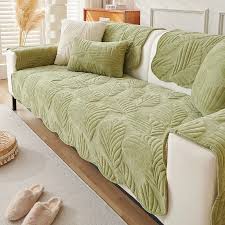 Sweet Leaf Chenille Sofa Cover