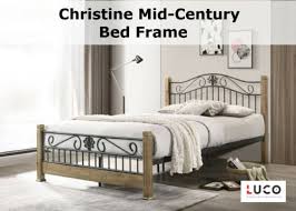 Christine Queen King Bed Frame Solid