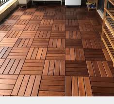 Diy Merbau Deck Tile Garden Tile