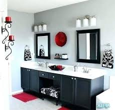Black and white small bathroom decoration. Black White And Grey Bathroom Black Gray Bathroom Ideas Grey Bathroom Ideas Sweet Black White Gray Red Bathroom Decor Black Bathroom Decor Gray Bathroom Decor