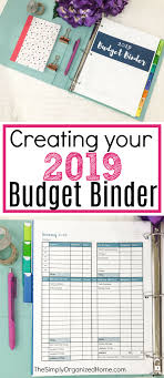 A budget binder is a pdf of financial worksheets and budgeting templates that you can print off at check out the cash envelopes available here or learn how to use them properly with this ultimate binder envelope pockets are a great option if you have a lot of paper. Creating Your 2019 Budget Binder The Simply Organized Home