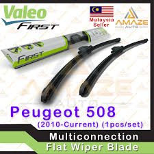 Valeo First Multiconnection Flat Wiper Blade For Peugeot 508 10 Current 2pcs Set