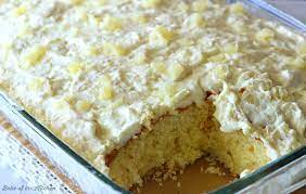 Cake Made With Crushed Pineapple gambar png