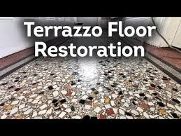 to clean chips floor terrazzo floor