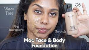 mac face and body foundation in c6