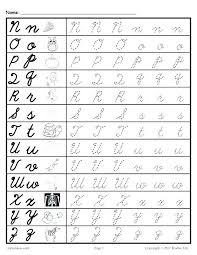 Alphabet Tracing Templates Worksheets Kindergarten Worksheets