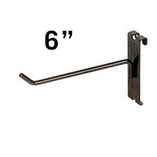 261870 6 Black Grid Wall Hooks