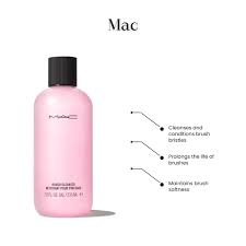 mac cosmetics brush cleaner 8oz