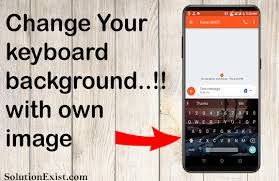 how to put picture on android keyboard