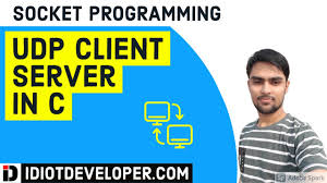 udp client server program in c socket