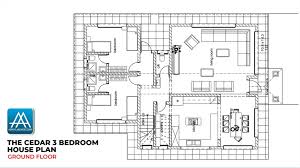 the cedar 3 bedroom house plan david