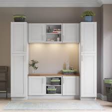 mill s pride richmond 96 in w x 24 in d x 90 in verona white shaker stock ready to emble base kitchen cabinet mudroom