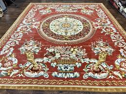 aubusson rug 10x12 large handmade wool