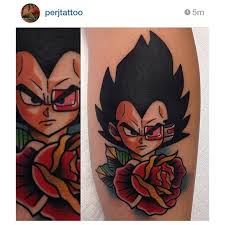 Instagram gamer.ink page305k+ on instagram: Anime Tattoos Zoidbergdotcom In Love With My Vegeta Tattoo