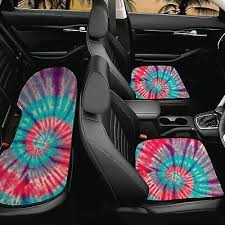 Tie Dye Car Seat Bottom Covers