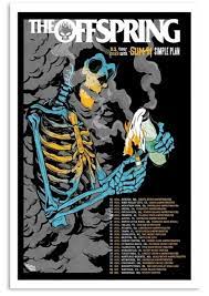 the offspring us tour 2023 poster with