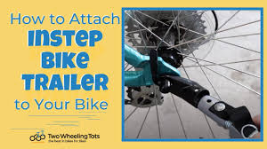 how to attach an instep bike trailer to