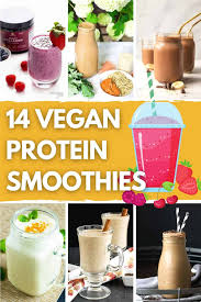 14 vibrant vegan protein smoothies