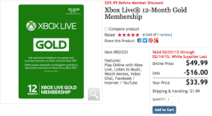 This way you get xbox live gold, game pass und some other benefits for the price of gold only! Costco Xbox Live Gold For 33 99 Deal Graveyard Cheap Ass Gamer