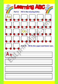 A collection of english esl worksheets for home learning, online practice, distance learning and english classes to teach about abc, abc. Learning Abc Aa Zz Exercise Esl Worksheet By Shusu Euphe
